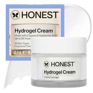 Honest Beauty Hydrogel Cream with Hyaluronic Acid Lightweight Moisturizing Water